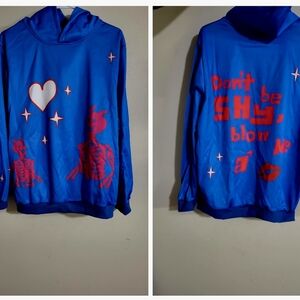 Blue and Red Hoodie